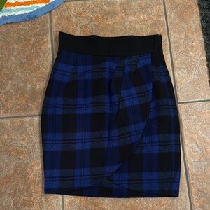 Plenty by Tracy Reese Blue and Black Pencil Skirt